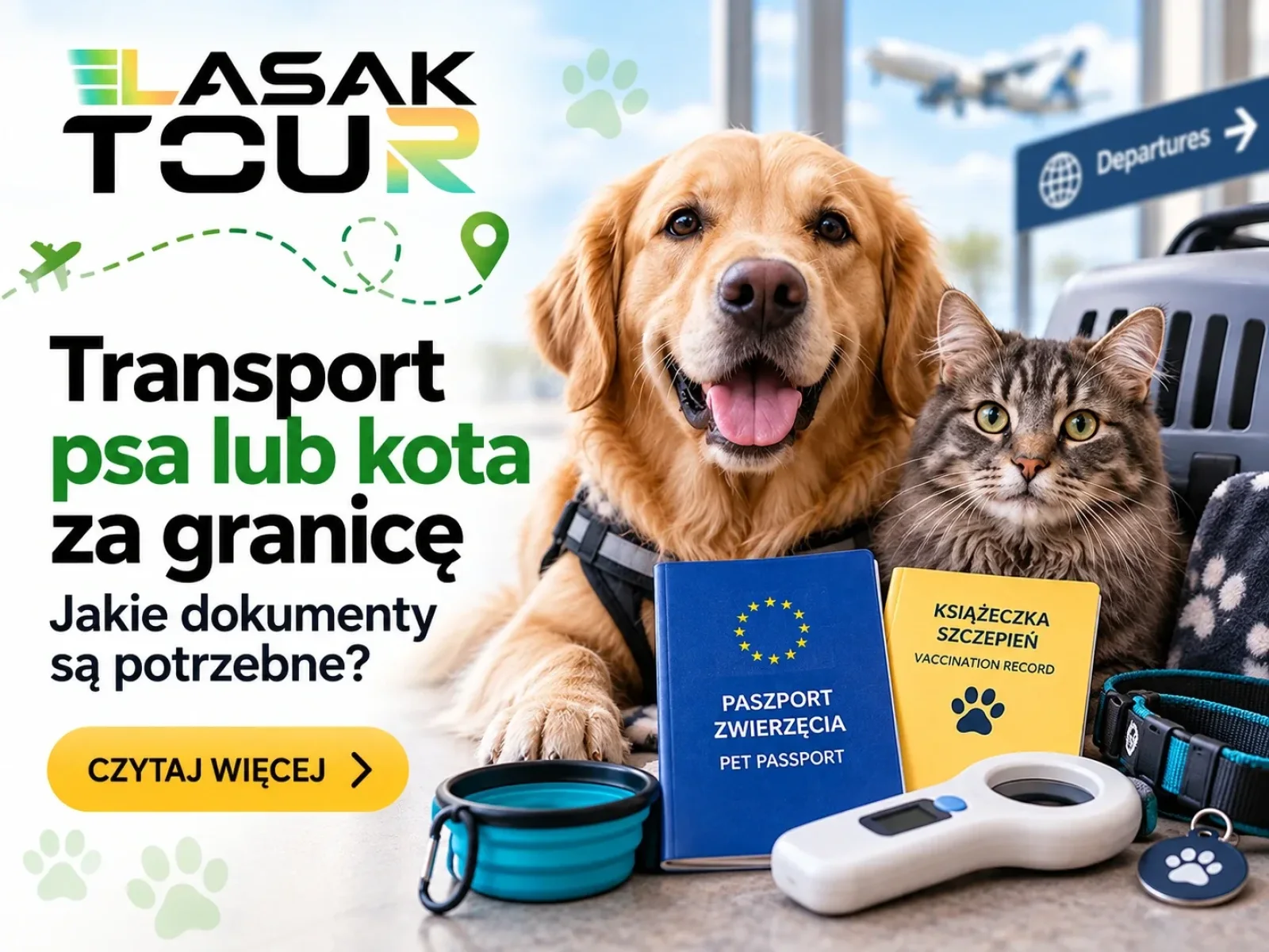 Transport psa lub kota za granicę – jakie dokumenty są potrzebne?