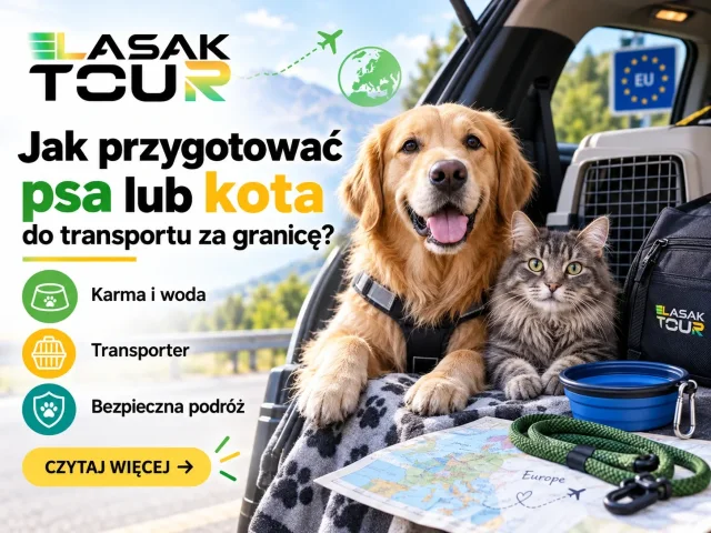 Jak przygotować psa lub kota do transportu za granicę?